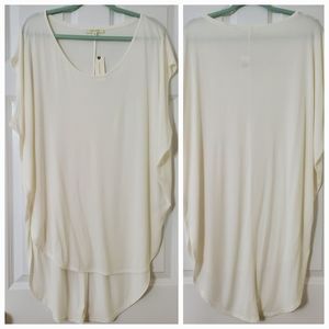 Anthropologie Pure + Good Short Sleeve Modal Blend Shirt Size S